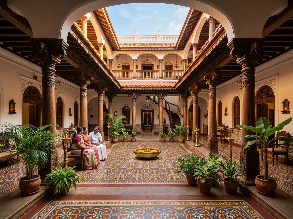 Carved Wooden Pillars