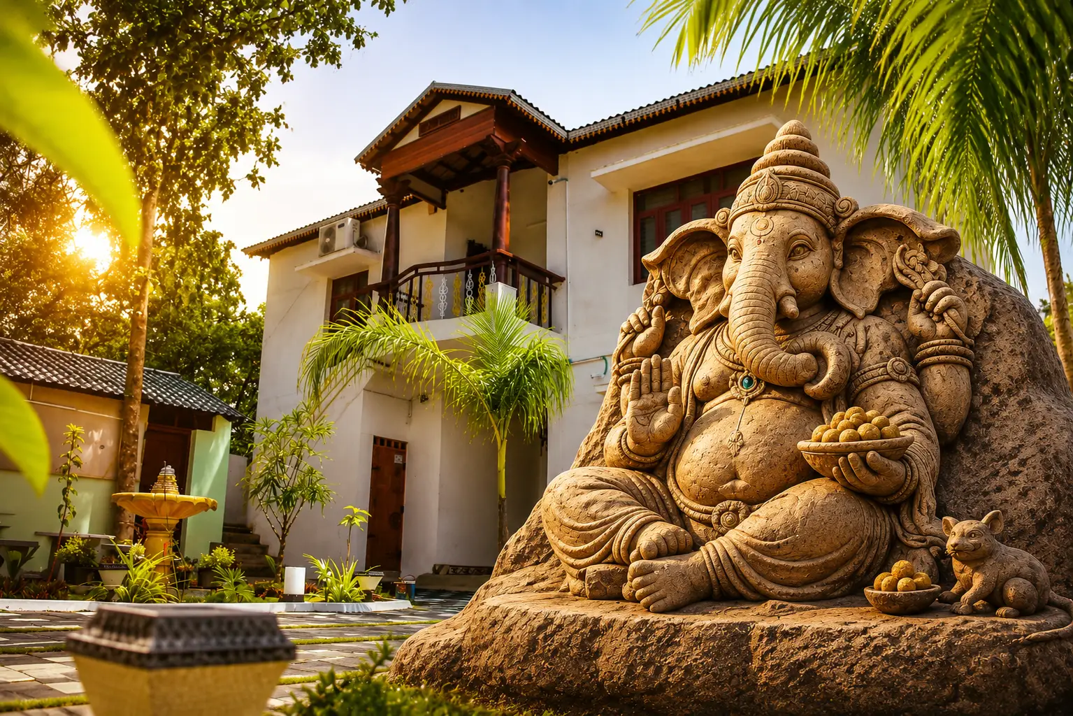 Palm Tree Villa Heritage Courtyard