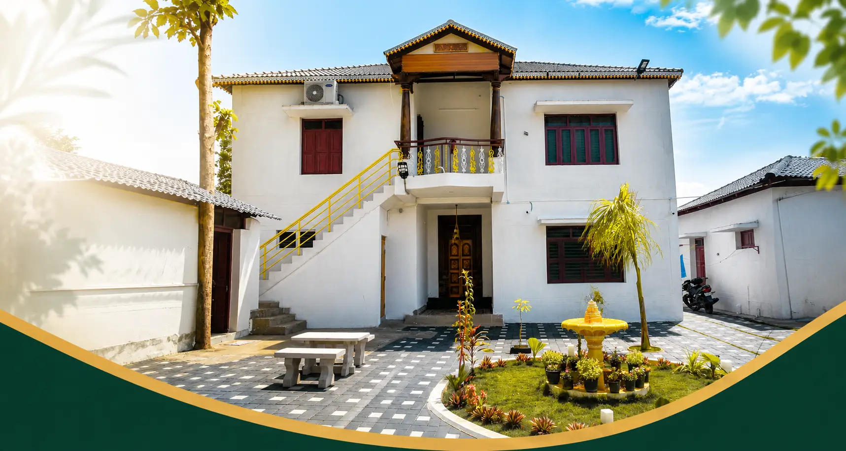 Palm Tree Villa – Luxury Heritage Exterior, Karaikudi
